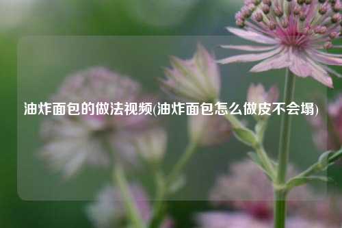 油炸面包的做法视频(油炸面包怎么做皮不会塌)