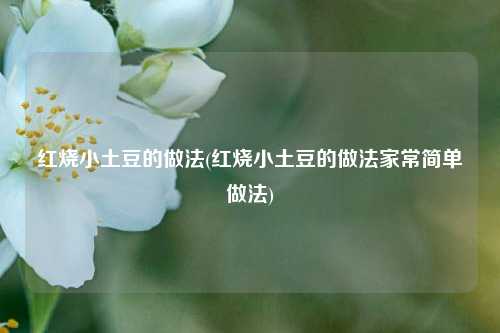 红烧小土豆的做法(红烧小土豆的做法家常简单做法)